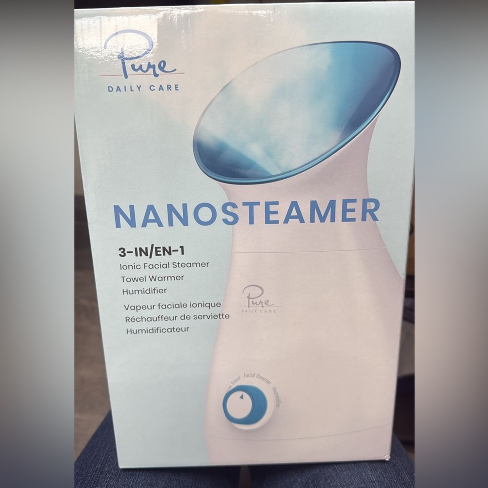 (BNIB) Ionic NanoSteamer - 3-in-1 Facial Steamer